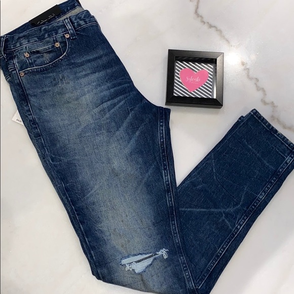 🔥PacSun Destroy Splatter Stacked Skinny Jeans NWT - Picture 7 of 8